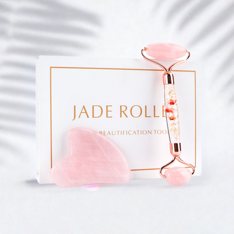 Jade Facial Roller Set