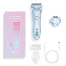 2-in-1 Electric Hair Remover for Women – Bikini, Face & Body Trimmer (Rechargeable)