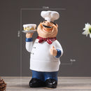 Resin Retro Chef Figurines Home Kitchen Ornaments