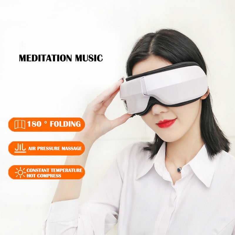 Bluetooth Eye Massager with Air Pressure Hot Compress Vibration
