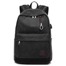 Canvas Backpack USB Rechargeable - Tifflylah 