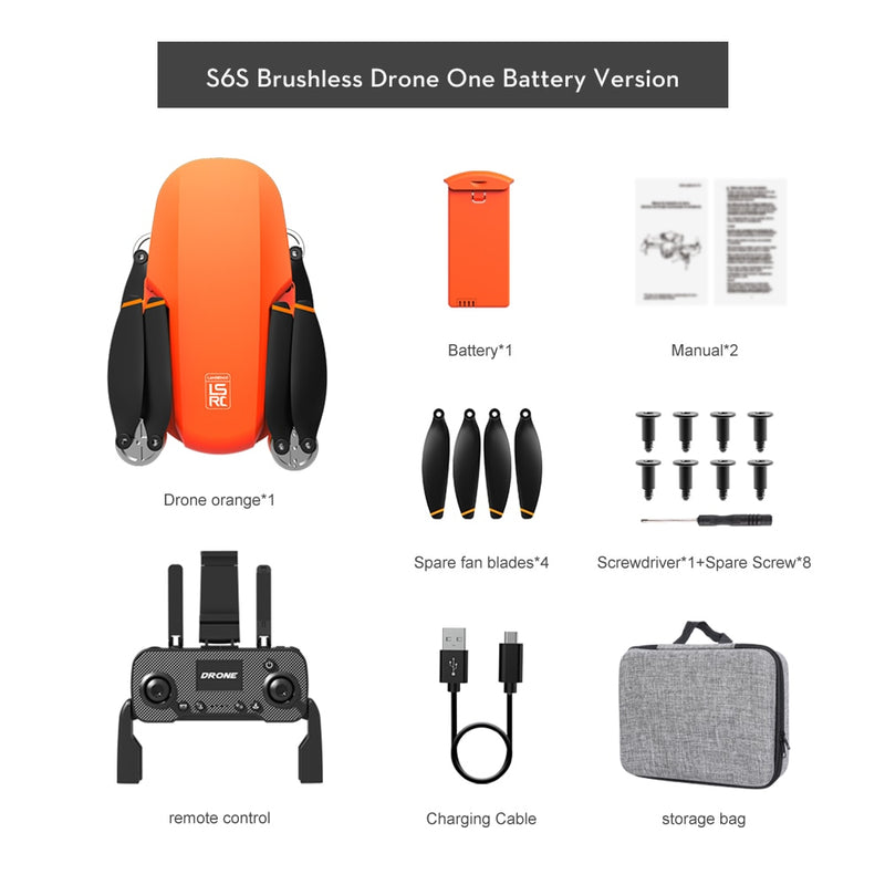S6S MINI Brushless GPS Drone
