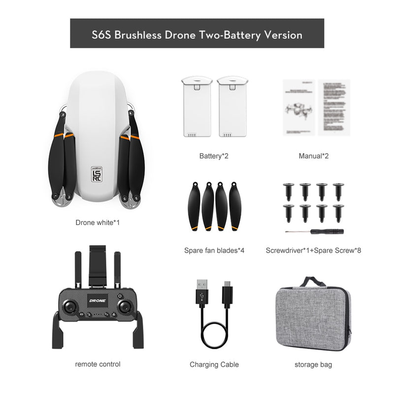 S6S MINI Brushless GPS Drone